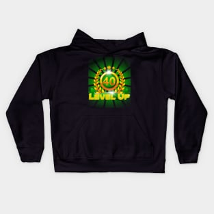 Level Up 40th Birthday Gift Kids Hoodie